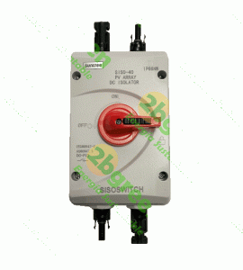 SECCIONADOR EN CAJA IP65, 1200 VCD-32 A, CON MC4