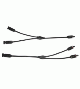 CONECTOR MC4 TIPO YEE CON CABLES (H-MM Y M-HH)