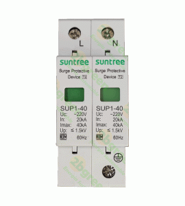 SUPRESOR DE PICOS AC 2P (F+N) 220 Vca