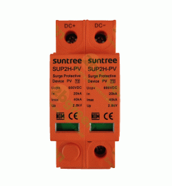  SUPRESOR DE PICOS DC FOTOVOLTAICO 2P-600 Vcd