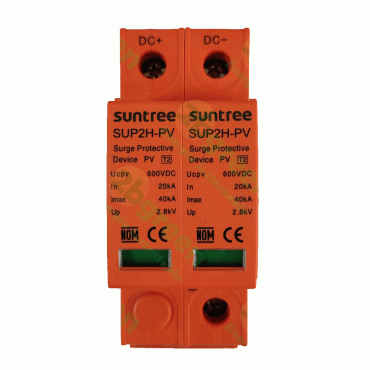  SUPRESOR DE PICOS DC FOTOVOLTAICO 2P-600 Vcd